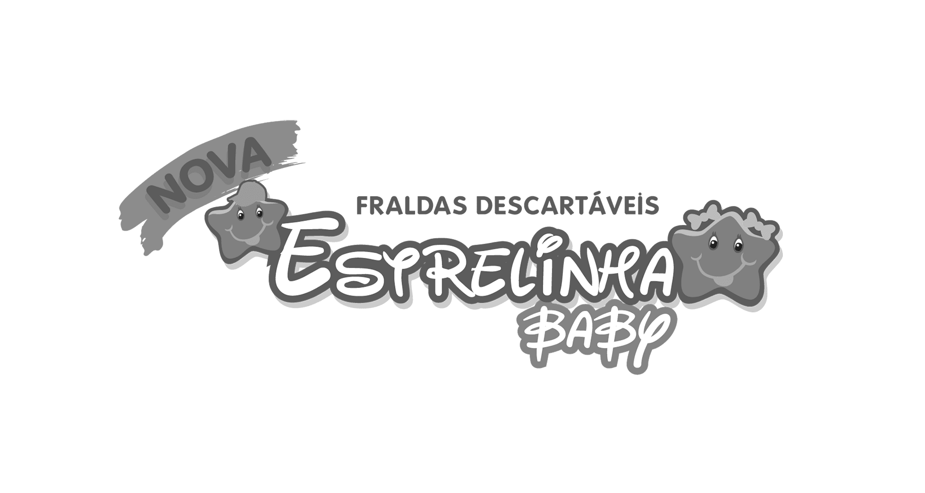 logotipo fralda estrelinha baby